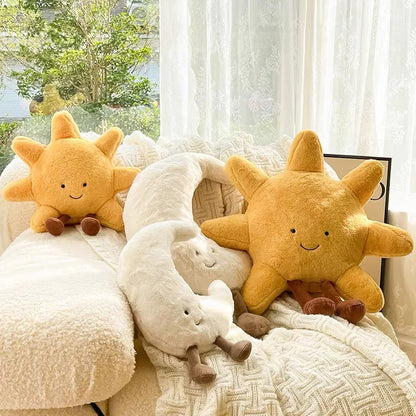 Sunny Smiles Plush Pillow