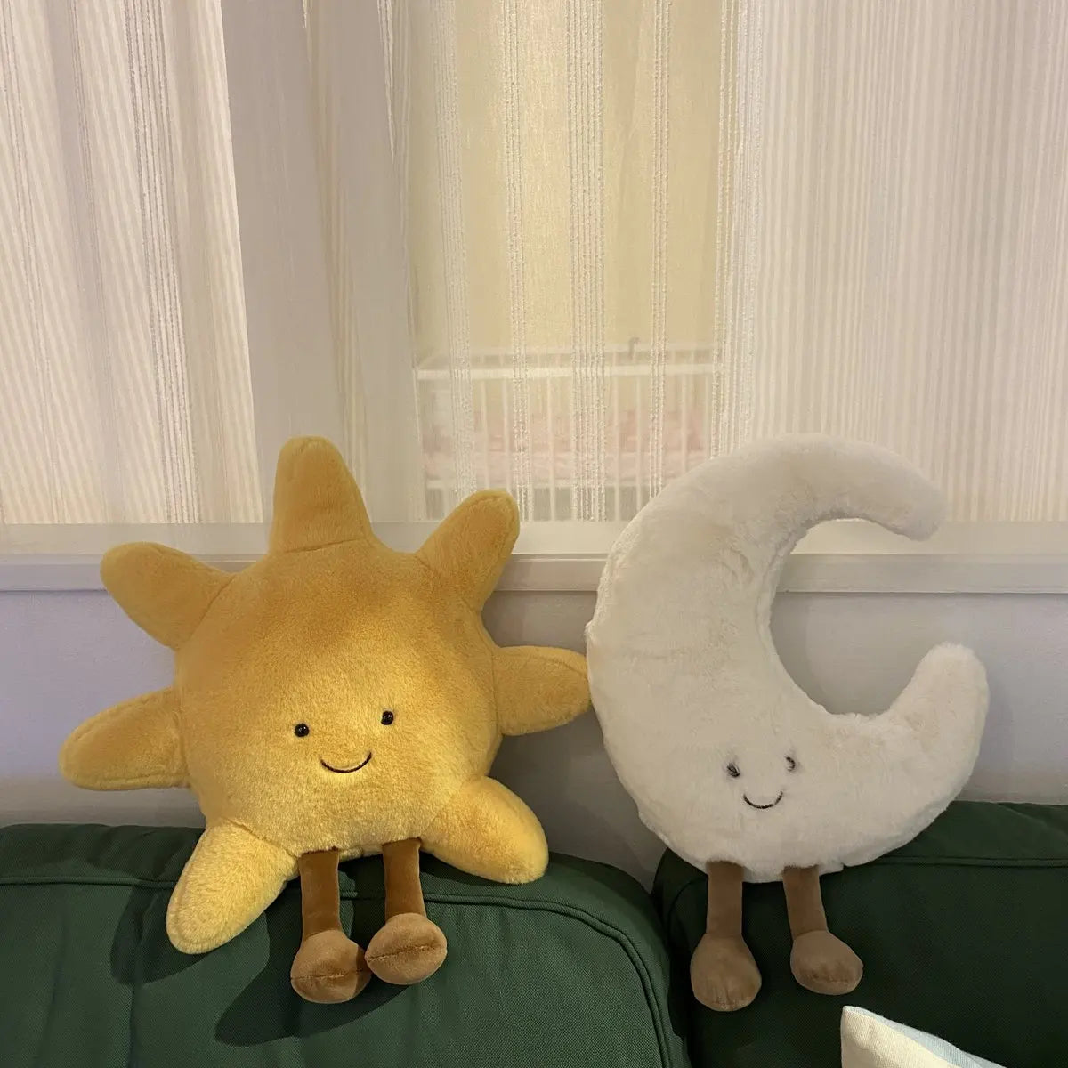 Sunny Smiles Plush Pillow