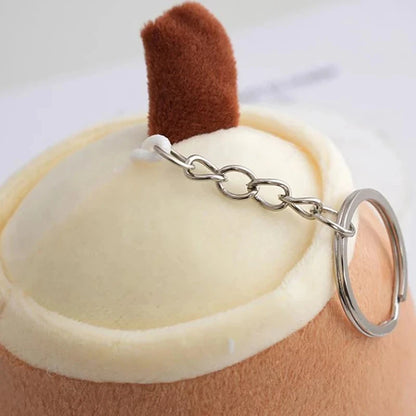 Kawaii Boba Plush Keychain