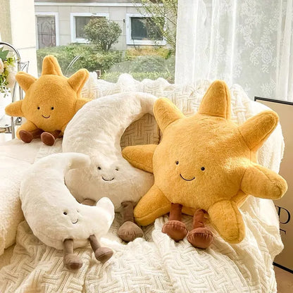 Sunny Smiles Plush Pillow