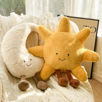 Sunny Smiles Plush Pillow